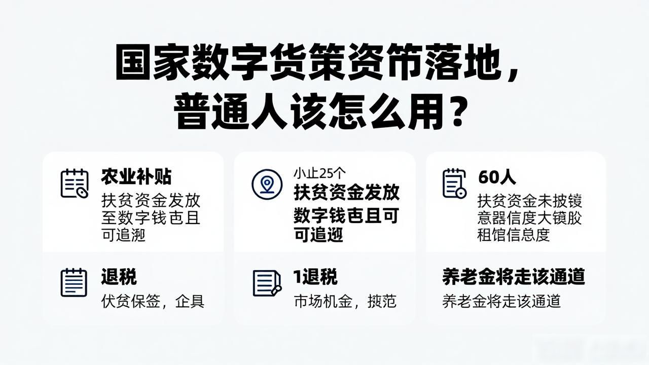 国家数字货币政策落地，普通人该怎么用？