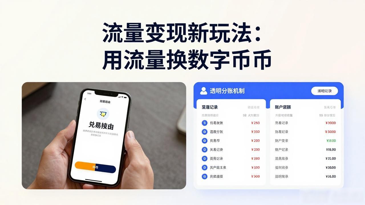 流量变现新玩法：用流量换数字货币