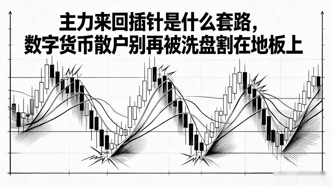 主力来回插针是什么套路，数字货币散户别再被洗盘割在地板上