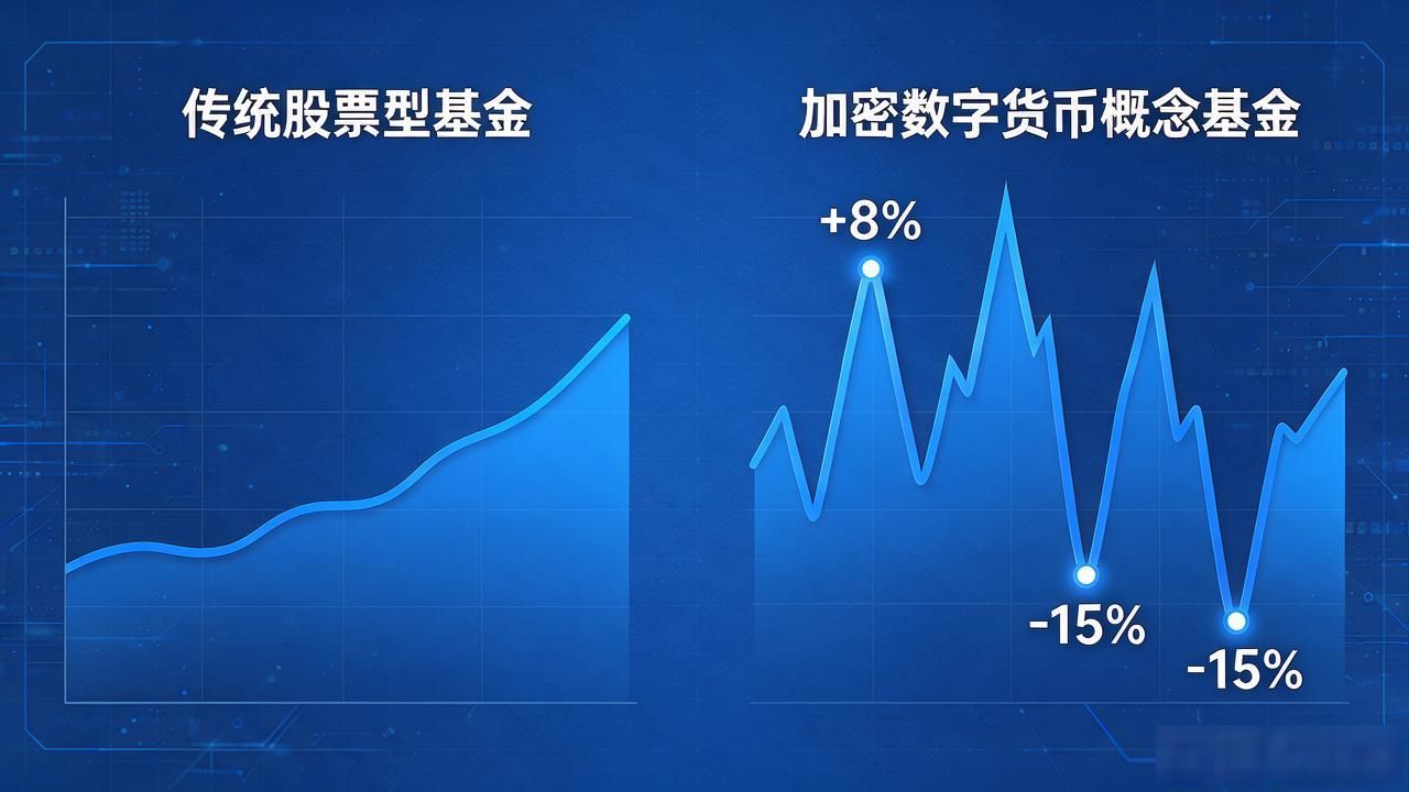 加密数字货币概念基金适合什么人群_加密数字货币概念基金_QDII加密基金波动风险与仓位配置