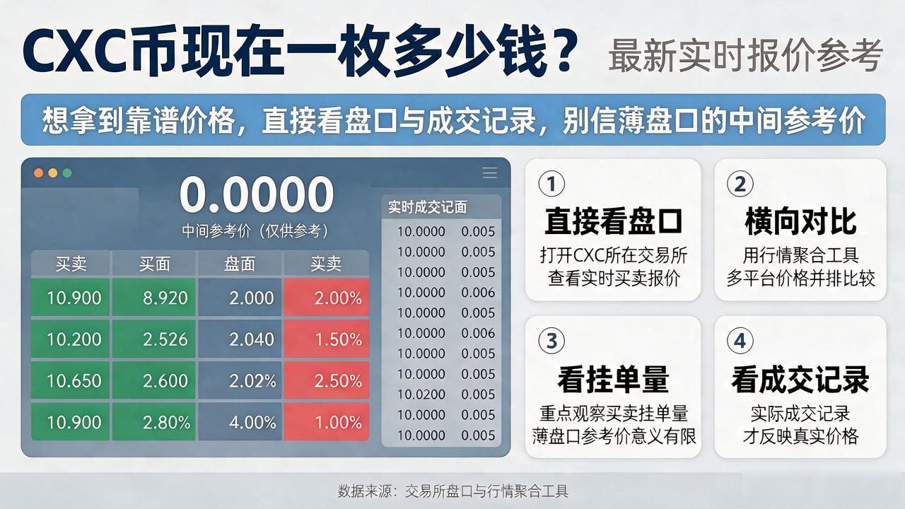 CXC币现在一枚多少钱？最新实时报价参考