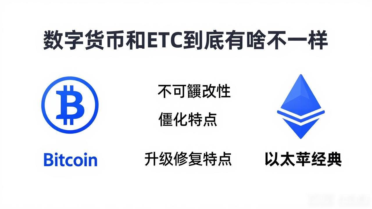 数字货币和ETC到底有啥不一样