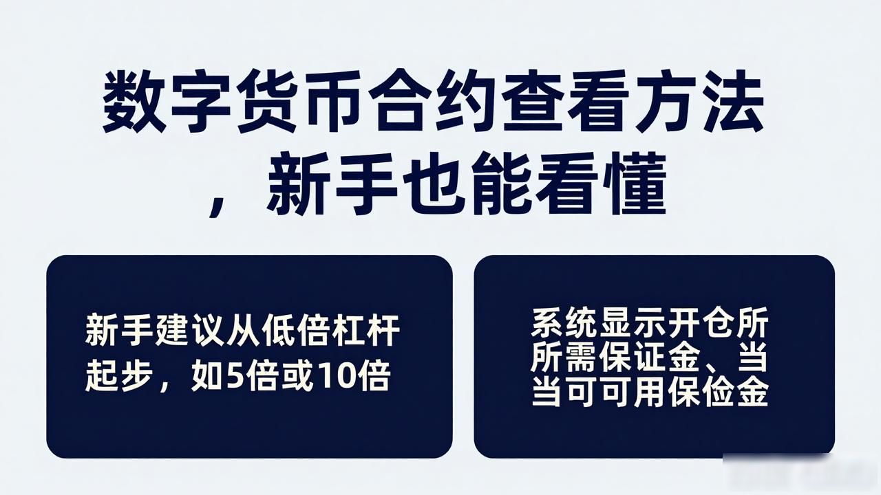 数字货币合约查看方法，新手也能看懂