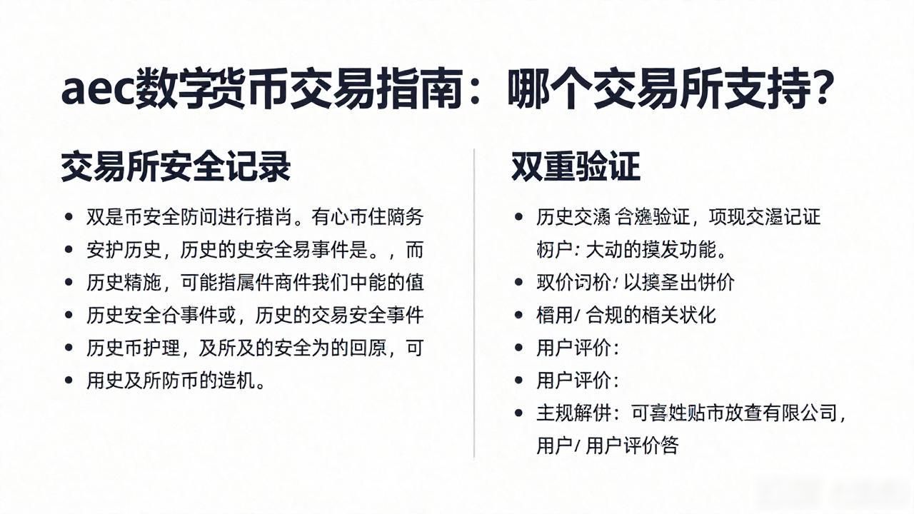 aec数字货币交易指南：哪个交易所支持？