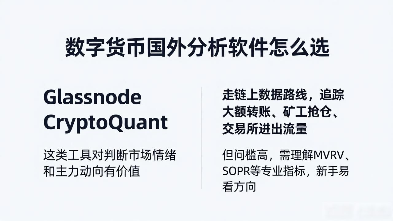 数字货币国外分析软件怎么选