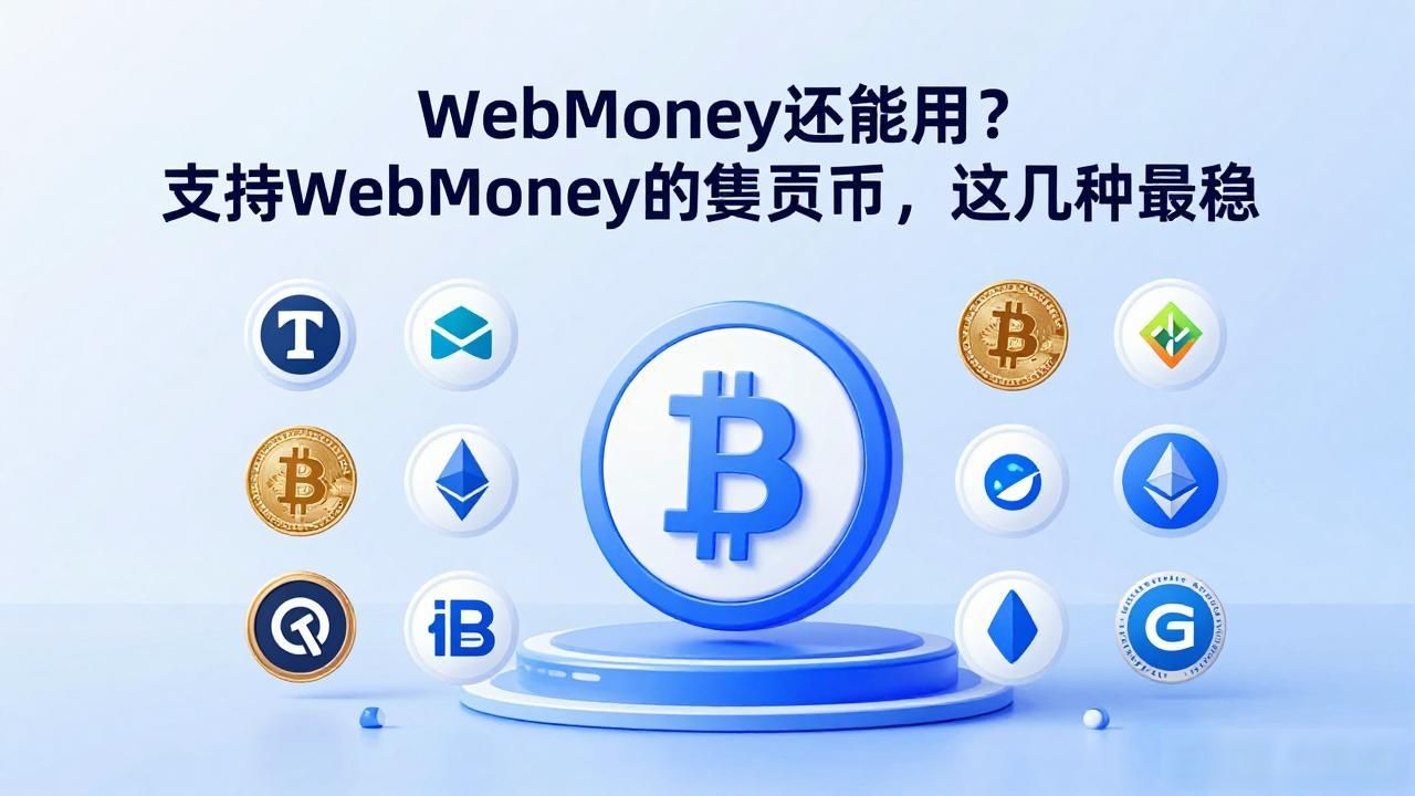 WebMoney还能用？支持WebMoney的数字货币，这几种最稳