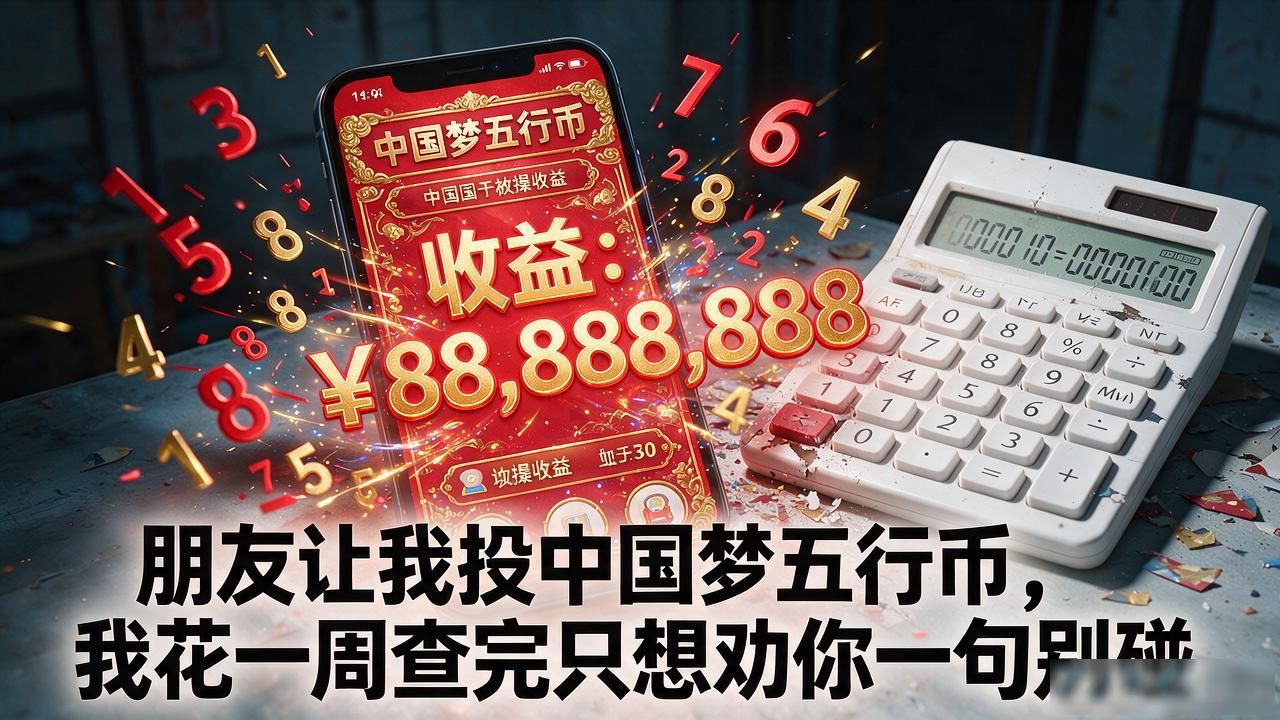 朋友让我投中国梦五行币，我花一周查完只想劝你一句别碰