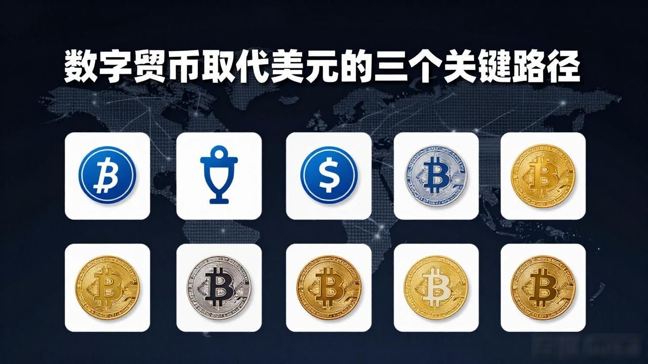 数字货币取代美元的三个关键路径