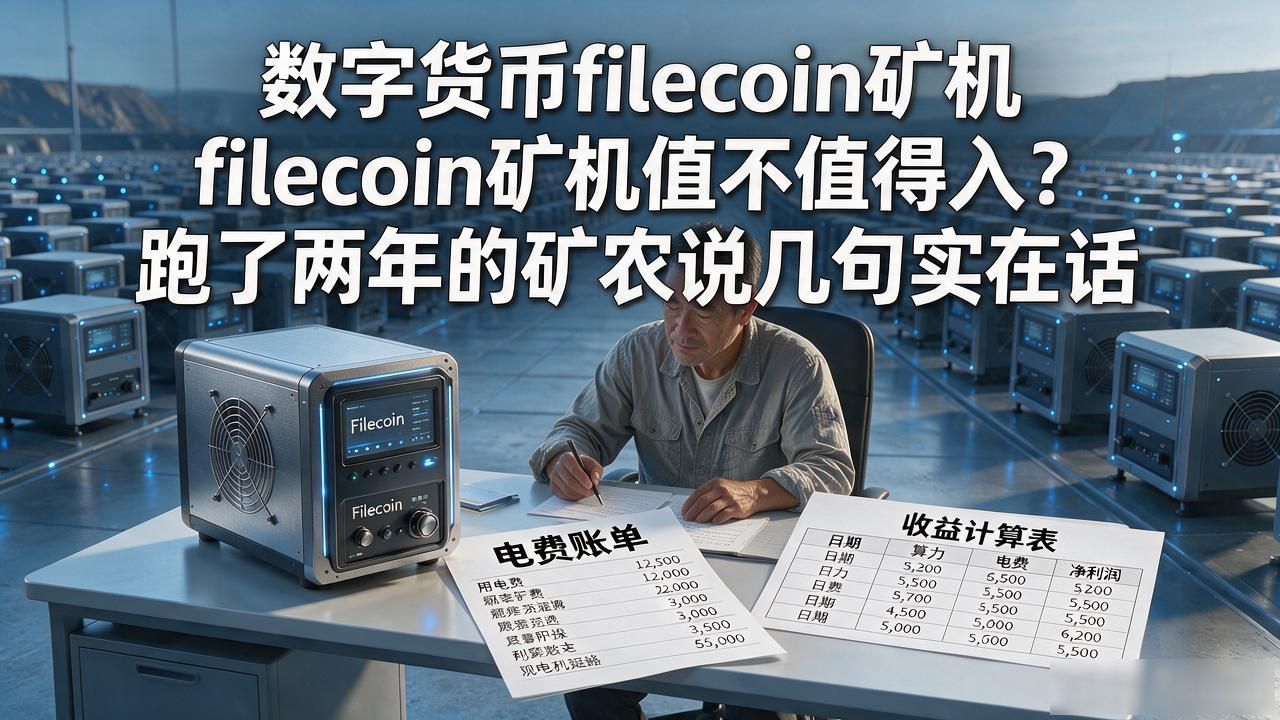 数字货币filecoin矿机 filecoin矿机值不值得入？跑了两年的矿农说几句实在话