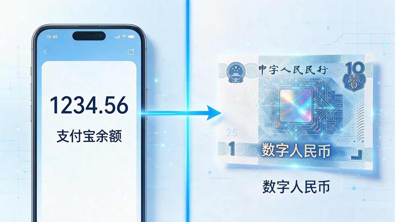 支付宝数字货币到底是什么？跟支付宝余额有啥区别，普通人怎么用