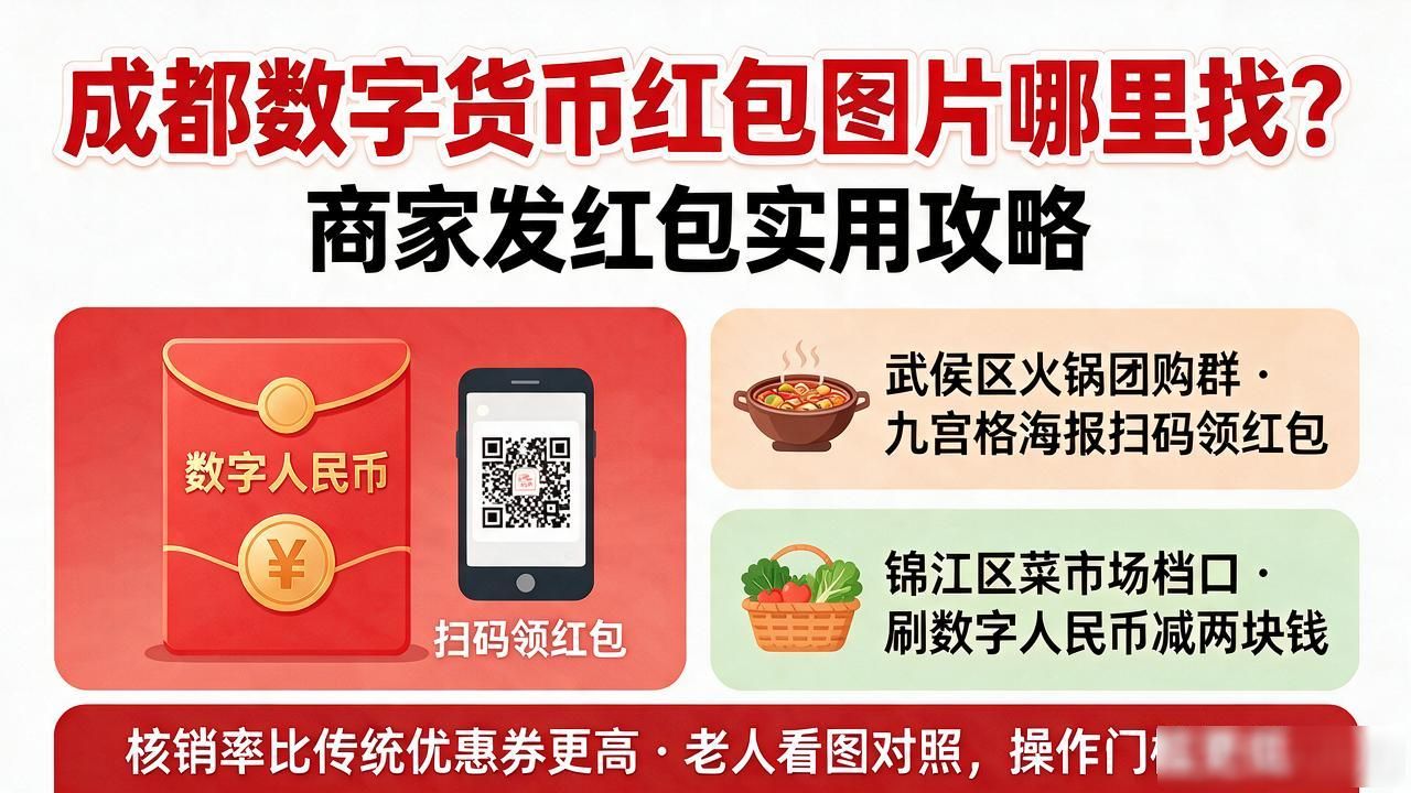 成都数字货币红包图片哪里找？商家发红包实用攻略